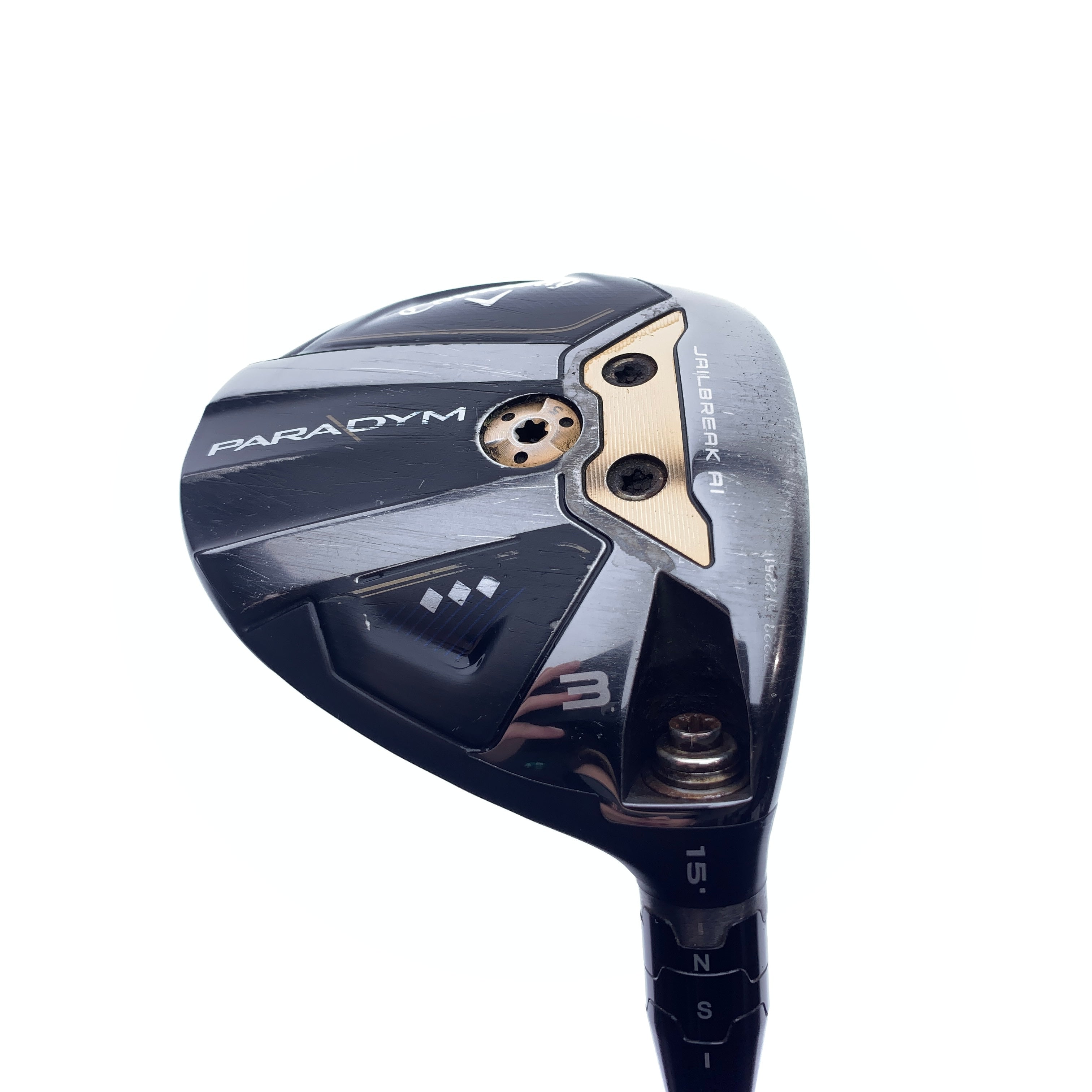 Used Callaway Paradym Triple Diamond 3 Fairway Wood / 15.0 Degrees / Stiff Flex