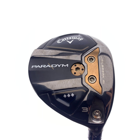 Used Callaway Paradym Triple Diamond 3 Fairway Wood / 15.0 Degrees / Stiff Flex