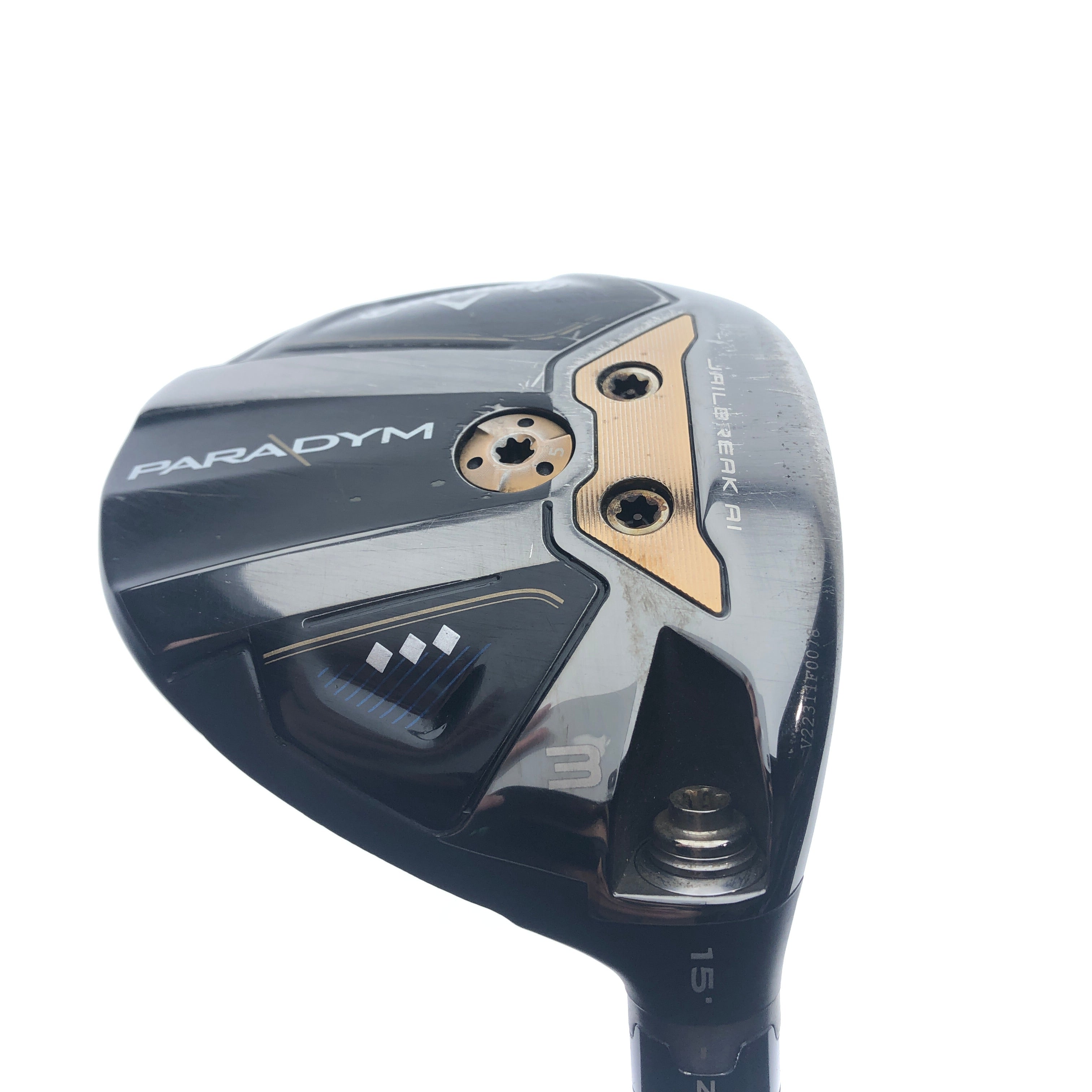 Used Callaway Paradym Triple Diamond 3 Fairway Wood / 15.0 Degrees / Stiff Flex