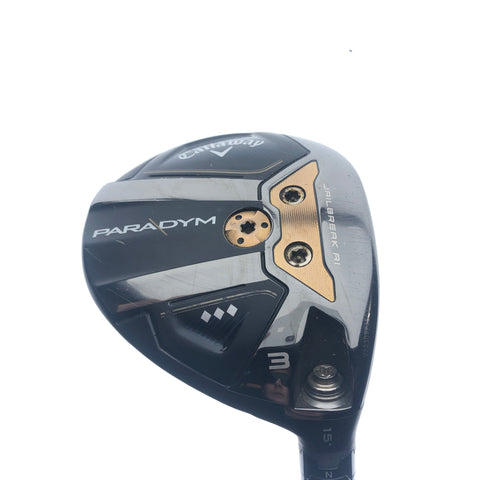 Used Callaway Paradym Triple Diamond 3 Fairway Wood/15.0 Degrees/X-Stiff Flex