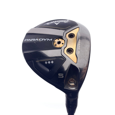 Used Callaway Paradym Triple Diamond 5 Fairway Wood / 18.0 Degrees / Stiff Flex