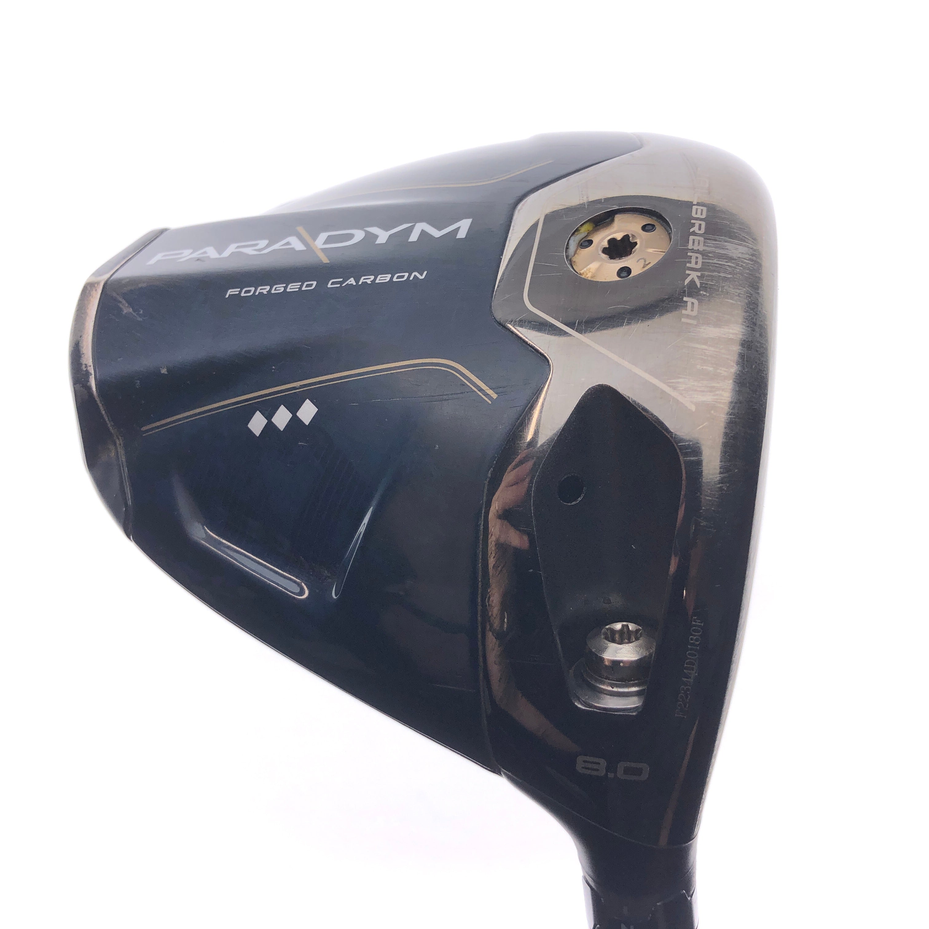 Used Callaway Paradym Triple Diamond Driver / 8.0 Degrees / X-Stiff Flex