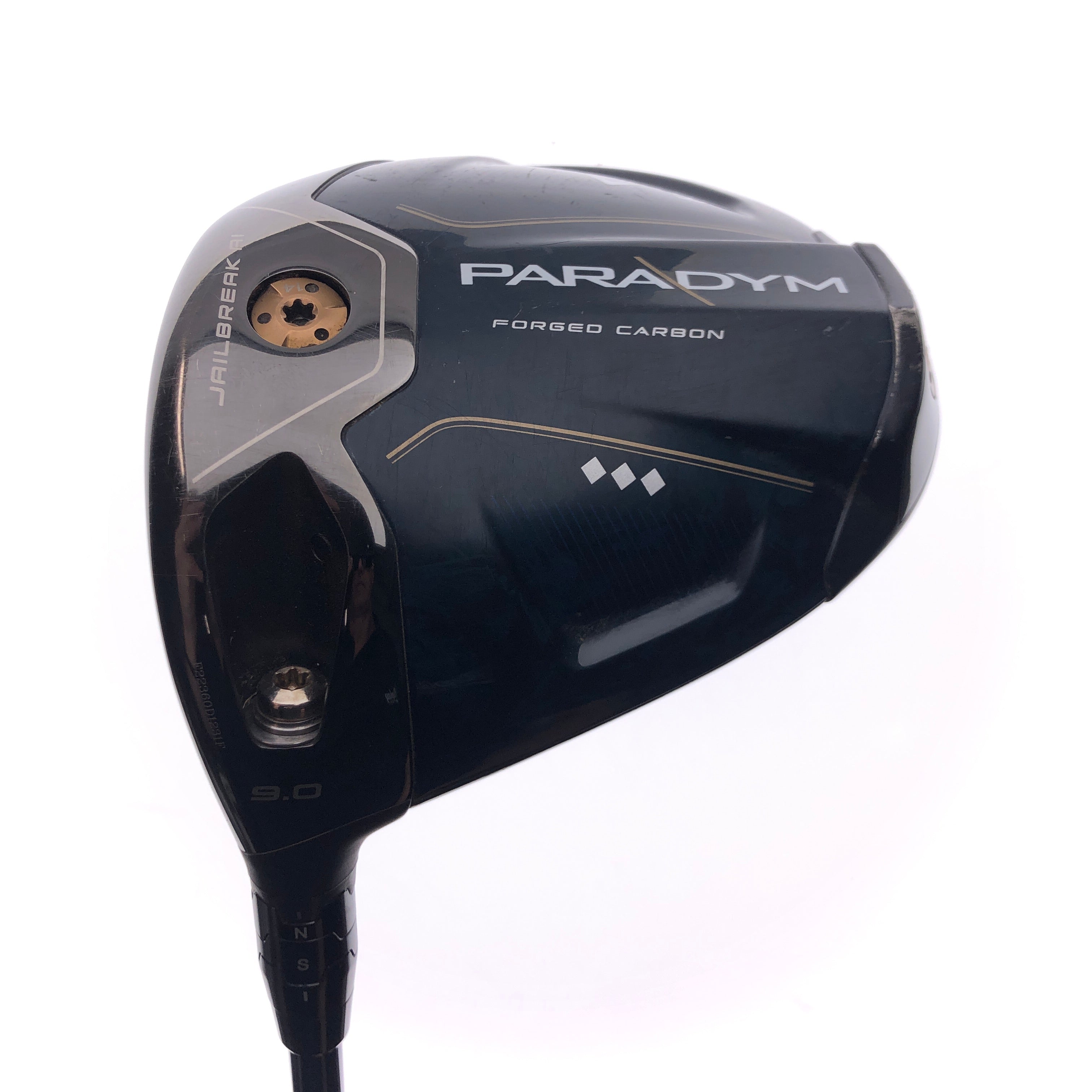 Used Callaway Paradym Triple Diamond Driver / 9.0 Deg / X-Stiff Flex / L-H