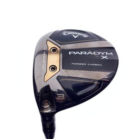 Used Callaway Paradym X 3 Fairway Wood / 15 Degrees / Regular Flex / Left-Handed
