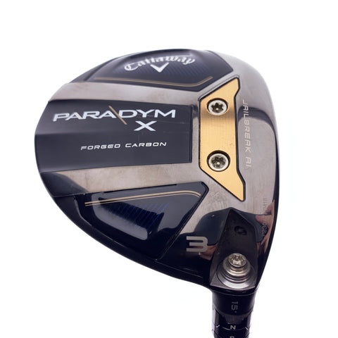 Used Callaway Paradym X 3 Fairway Wood / 15 Degrees / Stiff Flex
