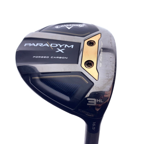 Used Callaway Paradym X 3  HL Fairway Wood / 16.5 Degrees / Stiff Flex