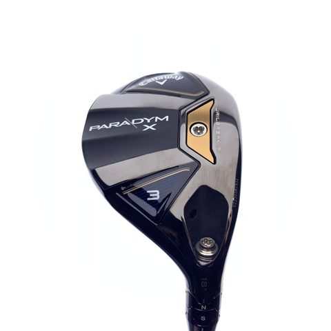 Used Callaway Paradym X 3 Hybrid / 18 Degrees / Stiff Flex