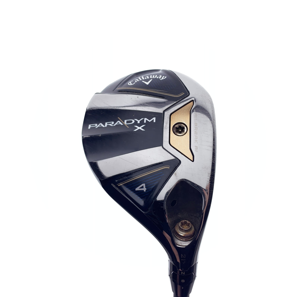 Used Callaway Paradym X 4 Hybrid / 21 Degrees / Stiff Flex