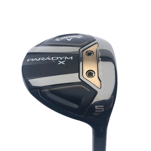 Used Callaway Paradym X 5 Fairway Wood / 18 Degrees / Regular Flex