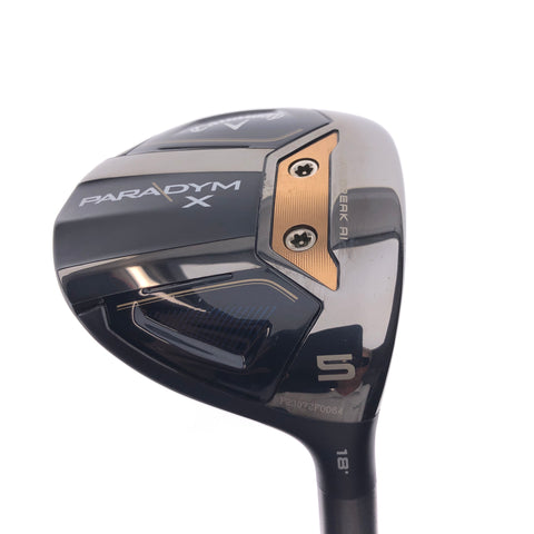 Used Callaway Paradym X 5 Fairway Wood / 18 Degrees / Stiff Flex