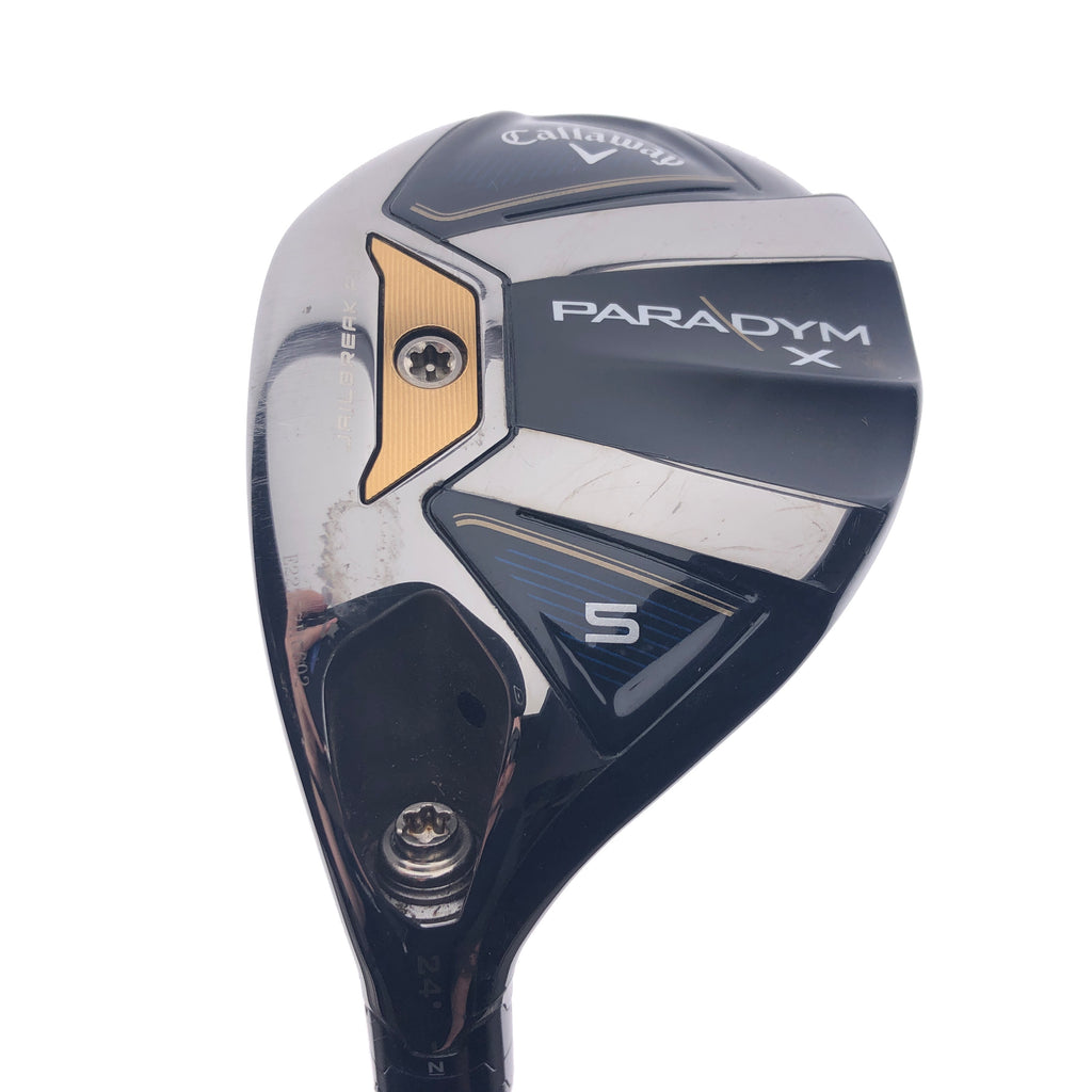Used Callaway Paradym X 5 Hybrid / 24 Degrees / Regular Flex / Left-H/Reg Flex