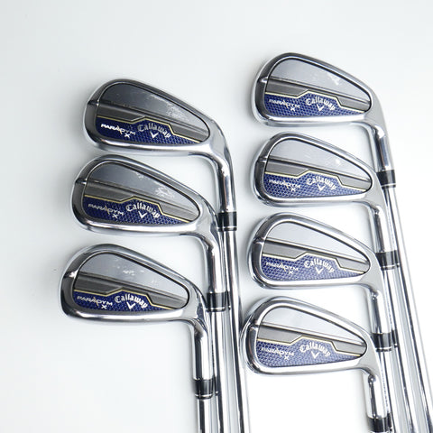 Used Callaway Paradym X Iron Set / 4 - PW / Stiff Flex