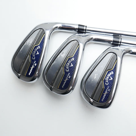 Used Callaway Paradym X Iron Set / 4 - PW / Stiff Flex