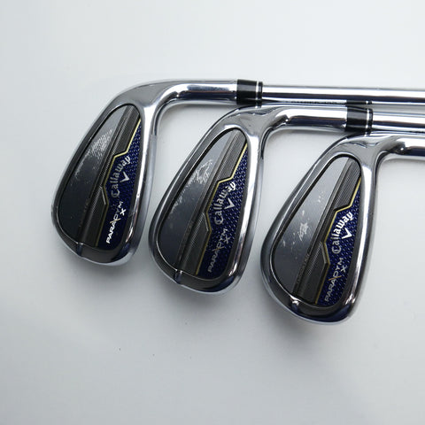 Used Callaway Paradym X Iron Set / 4 - PW / Stiff Flex