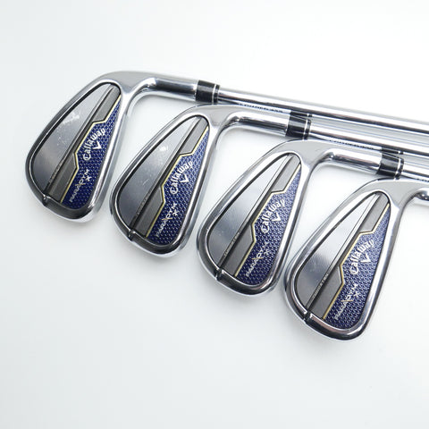 Used Callaway Paradym X Iron Set / 4 - PW / Stiff Flex