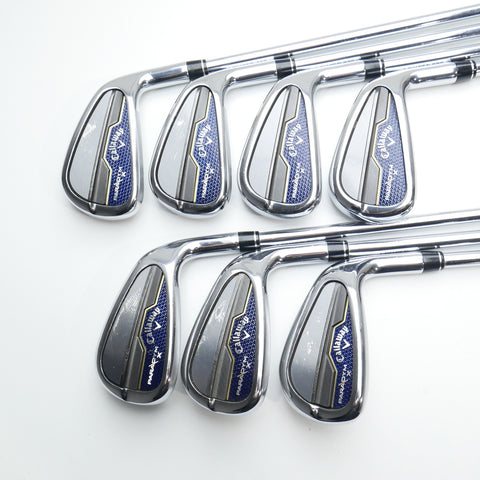 Used Callaway Paradym X Iron Set / 4 - PW / Stiff Flex