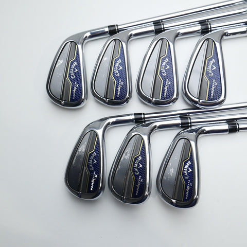 Used Callaway Paradym X Iron Set / 4 - PW / Stiff Flex