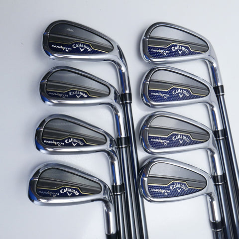 Used Callaway Paradym X Iron Set / 5 - PW + AW + 50° / Regular Flex