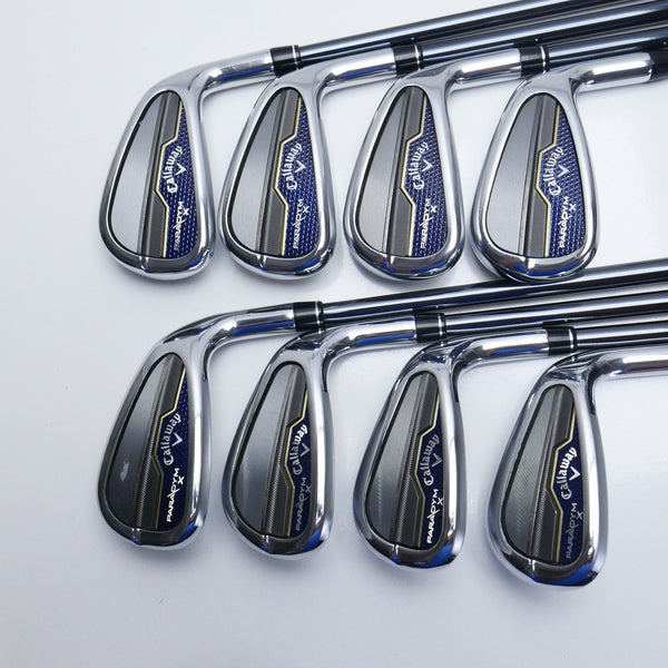Used Callaway Paradym X Iron Set / 5 - PW + AW + 50° / Regular Flex