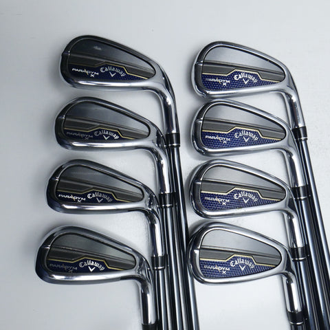 Used Callaway Paradym X Iron Set / 5 - PW + AW + 51 / Regular Flex