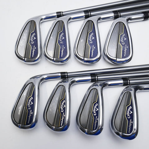 Used Callaway Paradym X Iron Set / 5 - PW + AW + 56 / Graphite Regular Flex