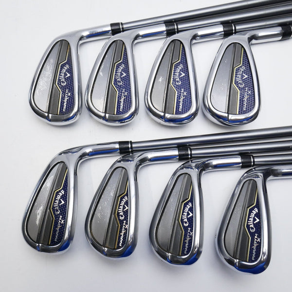 Used Callaway Paradym X Iron Set / 5 - PW + AW + 56 / Graphite Regular Flex