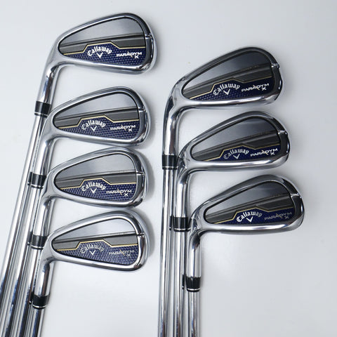 Used Callaway Paradym X Iron Set / 5 - PW + AW / Regular Flex
