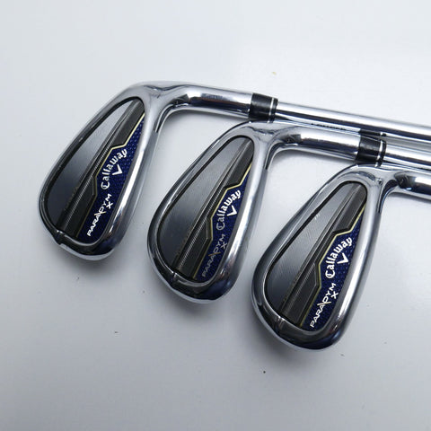 Used Callaway Paradym X Iron Set / 5 - PW + AW / Regular Flex