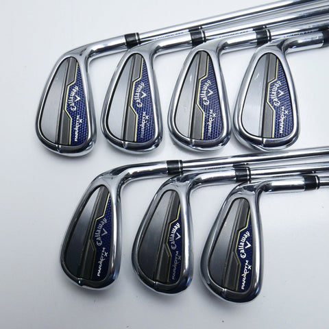 Used Callaway Paradym X Iron Set / 5 - PW + AW / Regular Flex