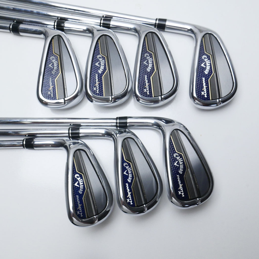 Used Callaway Paradym X Iron Set / 5 - PW + AW / Regular Flex