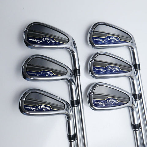 Used Callaway Paradym X Iron Set / 6 - PW + AW / Regular Flex