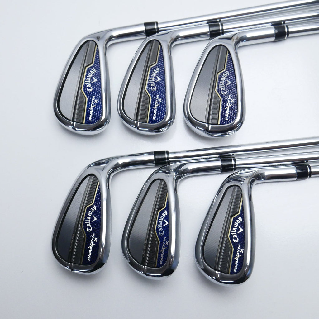 Used Callaway Paradym X Iron Set / 6 - PW + AW / Regular Flex