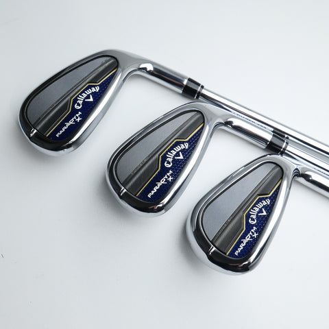 Used Callaway Paradym X Iron Set / 6 - PW / Regular Flex