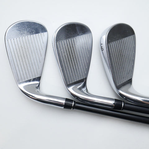 Used Callaway Paradym X Iron Set / 7 - PW + AW / Senior Flex