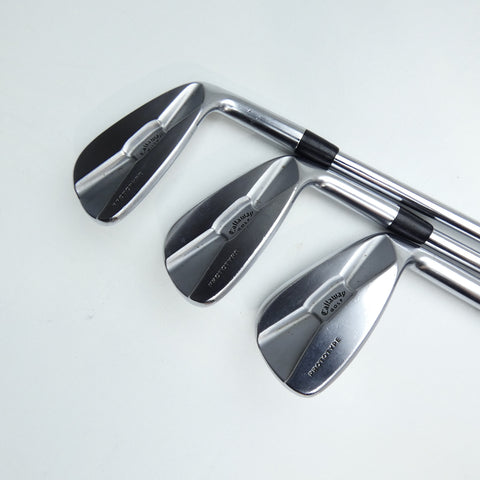 Used Callaway Prototype MB Iron Set / 4 - PW / Regular Flex