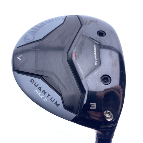Used Callaway Quantum Max D 3 Fairway Wood / 15.0 Degrees / Soft Regular Flex
