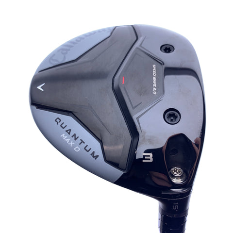 Used Callaway Quantum Max D 3 Fairway Wood / 15.0 Degrees / Soft Regular Flex