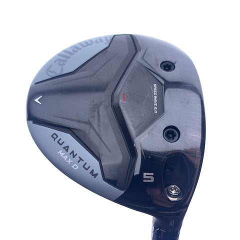 Used Callaway Quantum Max D 5 Fairway Wood / 18 Degrees / Regular Flex