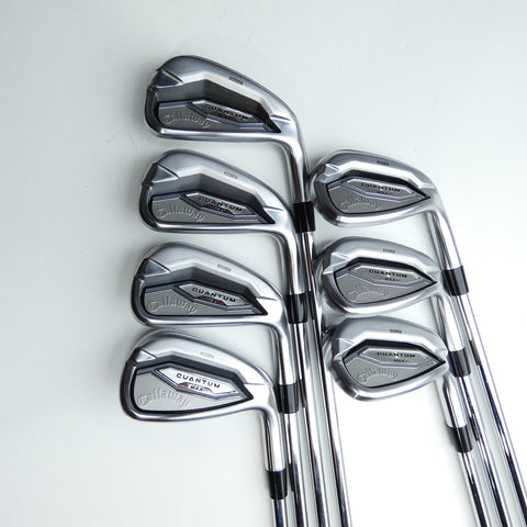 Used Callaway Quantum Max Iron Set / 5 - PW + AW / Regular Flex