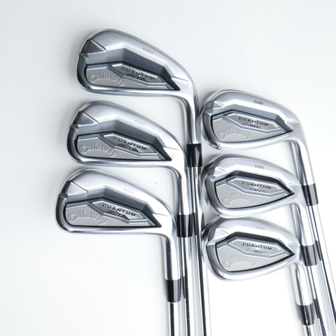 Used Callaway Quantum Max Iron Set / 5 - PW / Stiff Flex