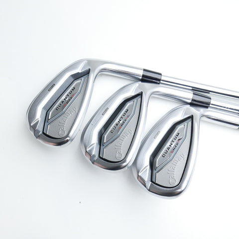 Used Callaway Quantum Max Iron Set / 5 - PW / Stiff Flex
