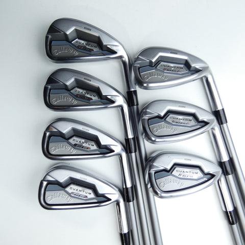 Used Callaway Quantum Max OS Iron Set / 4 - PW / Regular Flex