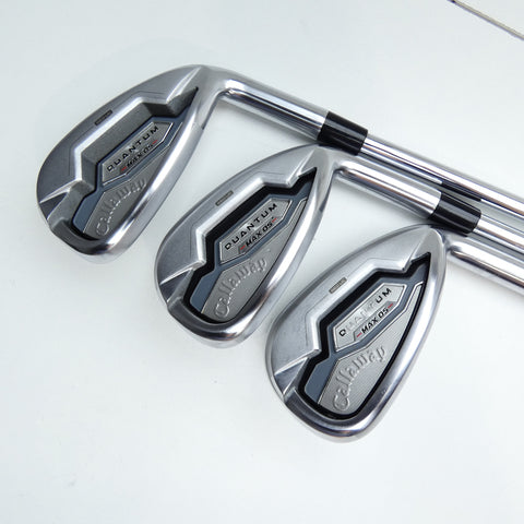 Used Callaway Quantum Max OS Iron Set / 5 - PW / Regular Flex