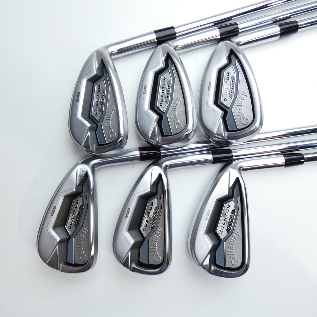 Used Callaway Quantum Max OS Iron Set / 5 - PW / Regular Flex