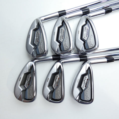 Used Callaway Quantum Max OS Iron Set / 5 - PW / Regular Flex