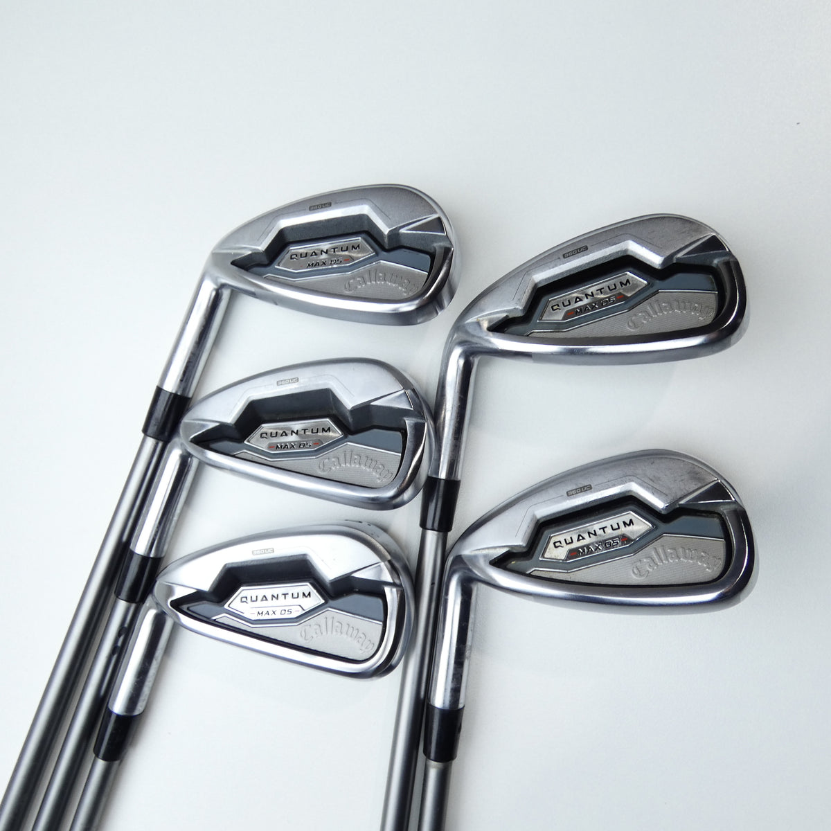 Used Callaway Quantum Max OS Iron Set / 6 - PW / Regular Flex / Left-Handed