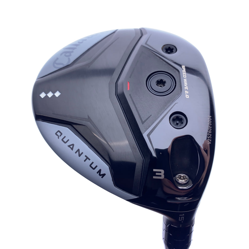 Used Callaway Quantum Triple Diamond 3 Fairway Wood / 15.0 Degrees / TX Flex