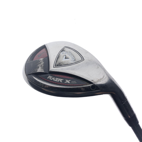 Used Callaway RAZR X HL 4 Hybrid / 24 Degrees / A Flex