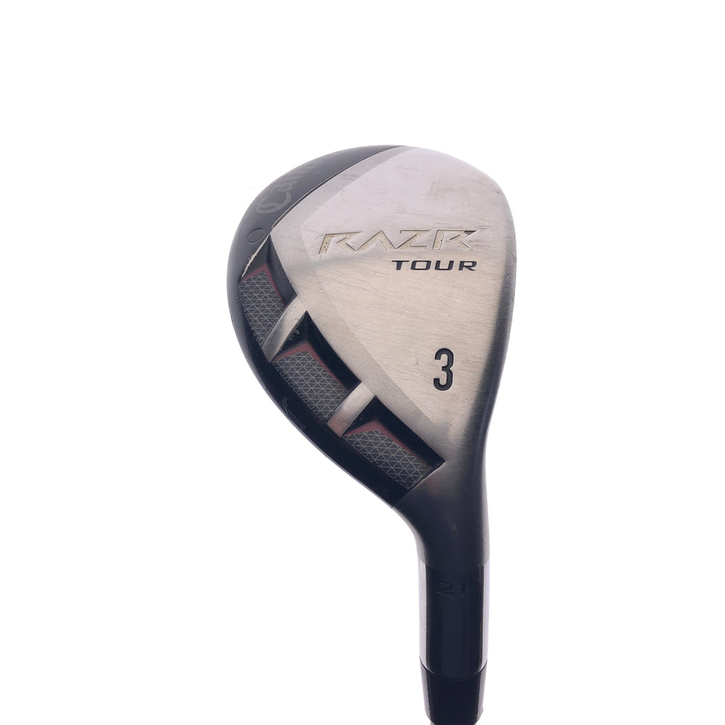 Used Callaway RAZR X Tour 3 Hybrid / 21 Degrees / Stiff Flex