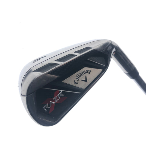 Used Callaway Razr X 4 Iron / 22.0 Degrees / Uniflex / Left-Handed